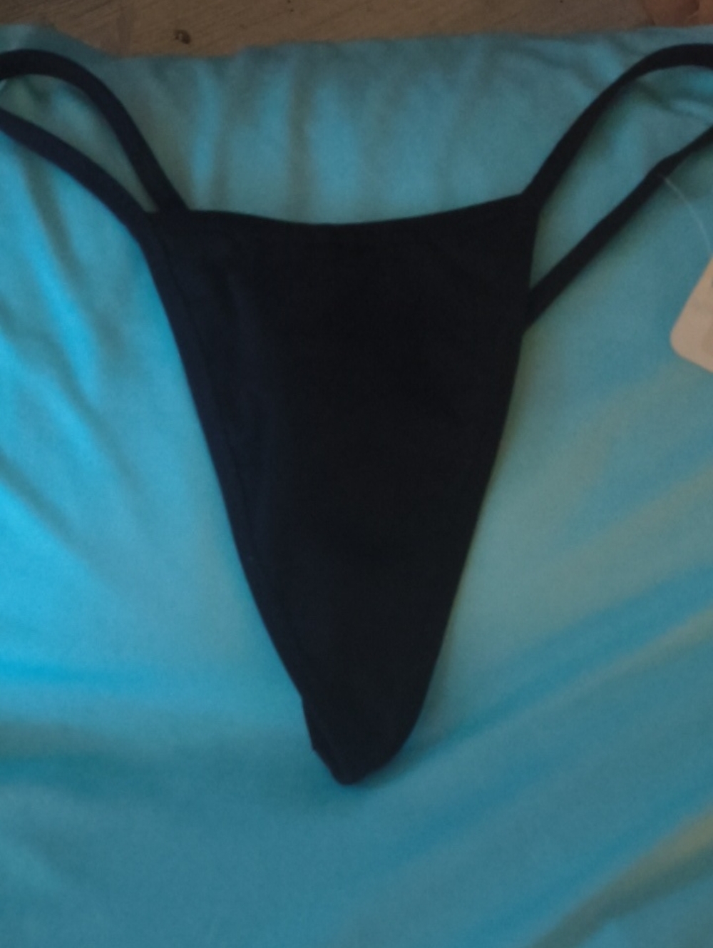 Black One-Piece Thong